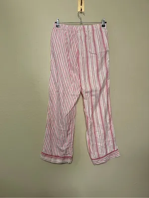 Victoria's Secret Candy Cane Striped Pajama Set Size Medium thumbnail 9