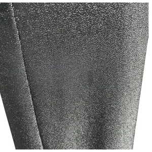 City Triangles Y2K 90s Minimalist Shimmer Open Back Column Maxi Dress Silver Black Size M Read thumbnail 10