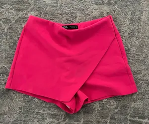 ZARA Pink Mini Skort thumbnail 1