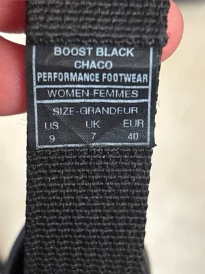 Chacos Black Strappy Women's Outdoor Sandals Size W9 thumbnail 12