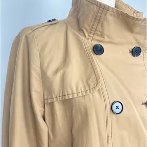 GAP Double Breasted Trench Coat/Raincoat Tan Khaki thumbnail 11