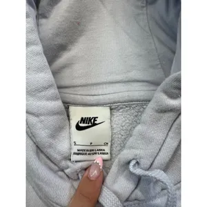 Nike Sportswear Essential Hoodie Light Periwinkle Blue Embroidered Logo Small thumbnail 3