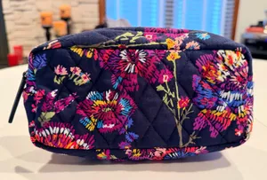 Vera Bradley | Midnight Wildflowers cosmetic case. thumbnail 8