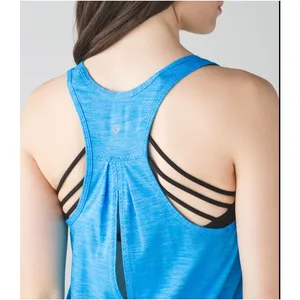 Lululemon Salute Sun Singlet II Tank Kayak Blue Luon Yoga Athletic Womens Sz 4-6 thumbnail 3
