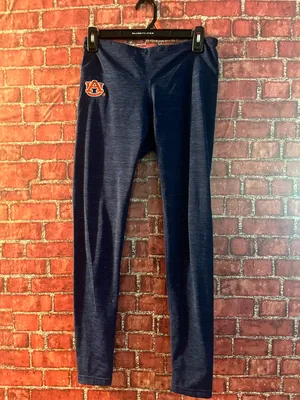 Zella Navy and Orange Auburn Logo women's Leggings size (medium (rm86) thumbnail 2