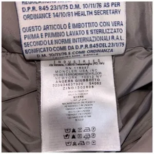 Moncler down  grey jacket for women size 02.(M) thumbnail 11