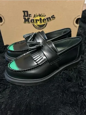 DR MARTENS Adrian Tassel Arcadia Rub Off leather loafers shoes women’s 8 new thumbnail 2