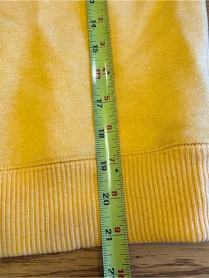 Aeropostale Sweatshirt Size XS‎ Womens Love Drunk Crop Pullover Yellow thumbnail 8