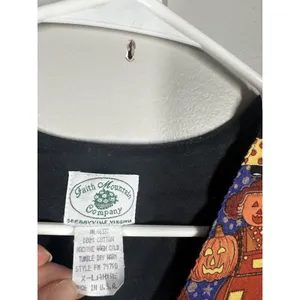 Vintage Halloween Womens Vest XL Teddy Bears Pumpkins Costumes 100% Cotton 90s thumbnail 5