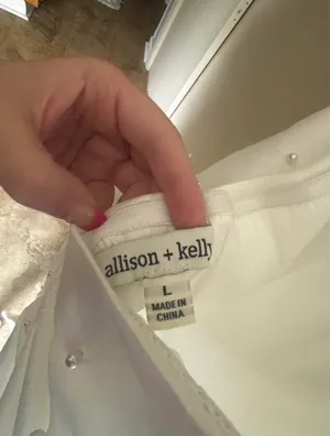 homecoming pearl dress with bow thumbnail 3