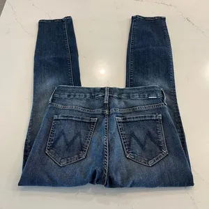 Mother Denim The Looker Crop Jeans in On the‎ Edge Size 25 thumbnail 6