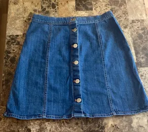 H & M Denim Skirt thumbnail 1