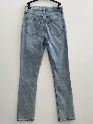 NEW Abercrombie & Fitch The 90s Slim Straight Ultra High Rise Jeans Size 25 \ 0 thumbnail 4
