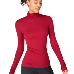 Fabletics Cranberry Red Turtleneck Size Large NWT thumbnail 1