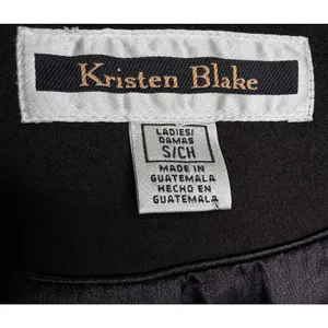 Kristen Blake Single Breasted Fine Australian Wool Button Pea Coat Brown S 6 thumbnail 2