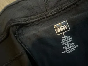 REI Black Boot-Cut Athletic Pants with Side Zipper thumbnail 2