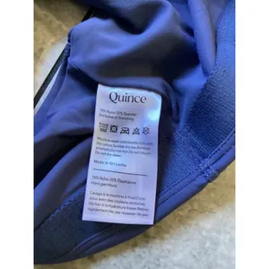 Quince Ultra-Form Scoop Neck Longline Bra Storm Blue Racerback LB114215-ATG001 thumbnail 3