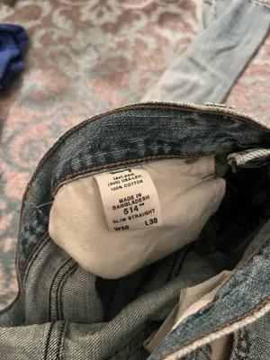 Vintage Levi’s 514 slim straight classic blue women’s jeans 30/30 thumbnail 5