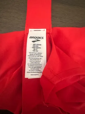 Brooks Drive Convertible Run Bra 38D NWT Jamberry Red High Support thumbnail 6