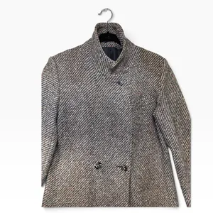 Jill Jr Vintage Tweed Overcoat Brown Multicolor ILGWU Union Made Long Coat Med thumbnail 2