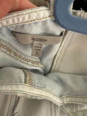 Hudson Light Denim Cropped Tank thumbnail 4