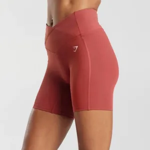 Gymshark pomegranate red crossover shorts thumbnail 3