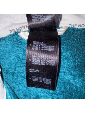 The North Face $120 Woman’s Medium teal fleece zip jacket Outdoor Or Casual thumbnail 6