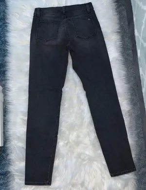 Vintage Embroidered Denim Skinny Jeans 27 thumbnail 2