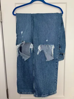 Abercrombie 90s Straight Ultra High-Rise Long Jeans thumbnail 3