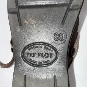 Fly Flot Anatomic‎ Wedge Shoes, Women 8-8.5, Leather, Slip-on Or Heel Strap thumbnail 5