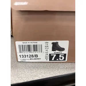 NIB Mark Nason Size 7.5 Black Lumber Jill Mulberry Lace Up Studded Combat Boots thumbnail 5