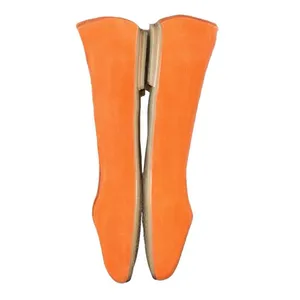 Violet and Red Orange Slip on Flat Shoe(Size 8.5M) Orange thumbnail 2