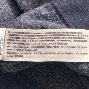 Hollister Fleece Lined‎ Hoodie Blue Large thumbnail 9