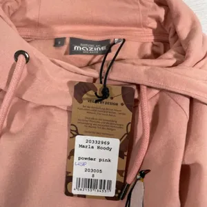 Mazine Marla Hoodie Pink Pullover Embroidered Logo S NWT thumbnail 4
