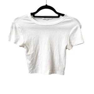 WEWOREWHAT Waffle Cropped Tee‎ White X-Small thumbnail 2