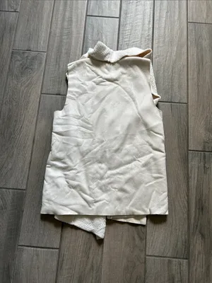 Susina Cream Sherpa Vest Size M thumbnail 3