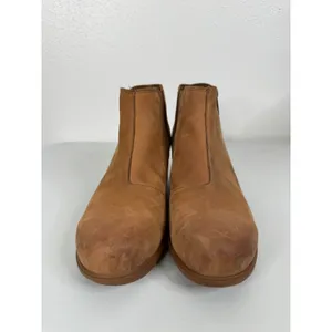 Sorel Brown Leather Wedge Ankle Boots Size‎ 10 thumbnail 2