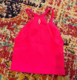 Pink Free People Top thumbnail 1