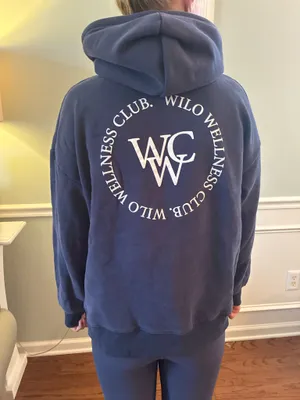 Wilo set - leggings and hoodie in navy thumbnail 2