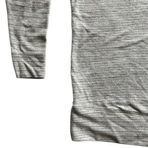 Aerie Oversized Long Sleeve Crew Neck Top Sweater Striped Size S Grey Layering thumbnail 8