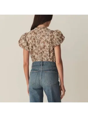 Doen Millie Top In Blanc, S thumbnail 2