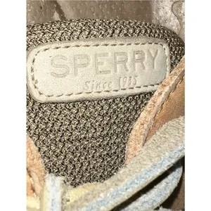 Sperry Women Tan/Beige Boat/Deck/Top Siders Shoes Loafers w/Leather Laces-Size 9 thumbnail 9