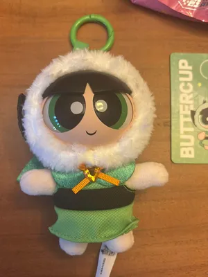 Miniso Powerpuff Girls Keychain. Buttercup thumbnail 1