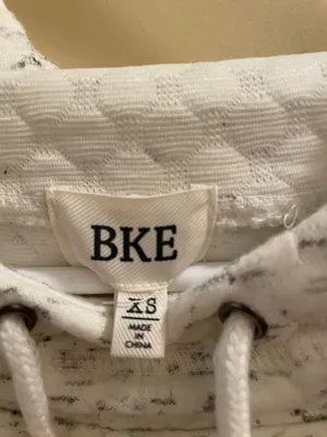 BKE Buckle Pullover Quilted Hooded Hoodie Sweatshirt Women’s XS New NWT thumbnail 5