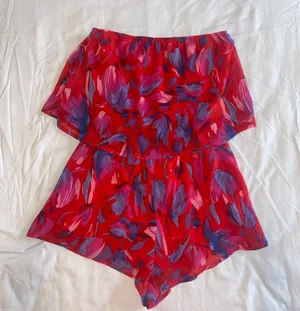 Petal Columbia Boutique Strapless Romper thumbnail 2