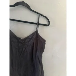 Maurices‎ Womens Black Lace Trim Adjustable Strap Camisole Tank Top XL thumbnail 2