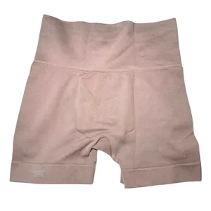 NWOT SET Active SCULPTFLEX Bike Shorts Small Taupe Brown Seamless High Rise thumbnail 3