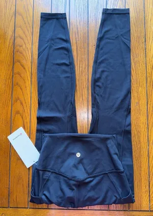 Lululemon Align With Pockets High Rise 28” Black Size 4 NWT thumbnail 1