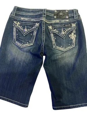 Miss Me easy Bermuda Denim Shorts size 27 thumbnail 2