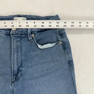 Good American Good Straight High Rise Blue Jeans‎ GS941T Womens Size 4/27 thumbnail 4